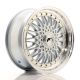 JR Wheels JR9 17x7.5 ET35 4x100/114.3- Silver w/Machined Lip