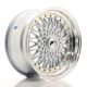 JR Wheels JR9 17x8.5 ET20-35 Custom PCD- Silver w/Machined Lip
