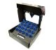 NRG Innovations Blue Steel Lug Nuts M12 x 1.25 Bullet Shape w/Lock Key