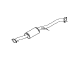 Genuine Nissan 350Z (03-09) Standard Exhaust Centre Pipe