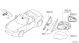 Genuine Nissan 370Z (09-20) Complete Mirror Assembly