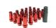 Muteki SR48 Open End Lug Nuts - Red 12x1.50 48mm