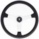 Nardi Classic Leather Steering Wheel 360mm with Grey Stitching and Satin Spokes