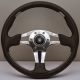 Nardi ND4 Perforated Leather Steering Wheel 350mm with Polished Spokes