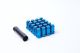 M12x1.5 Steel Tuner Wheel Nuts with Spline Key- Blue