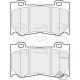 Apec Front Pads -Nissan 370z (09-21) (Akabono) 