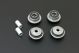 Hardrace Honda S2000 (99-09) Rear Lower Arm Bushing Set- Front Body Side (Hardened Rubber) (6PC/Set)