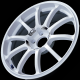 ADVAN RCIII 17x8 ET38 5x114.3 Wheel (73mm Centre Bore)- White