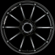 ADVAN RSII 17x9 ET52 5x100 Wheel (GTR Face, 63mm Centre Bore)- Semi Gloss Black