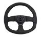 NRG Innovations Reinforced Steering Wheel (320mm Horizontal / 330mm Vertical) Leather w/Black Stitching