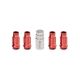 Monster Locking Lug Nut Set of 4 - Red 14x1.50