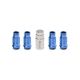 Monster Locking Lug Nut Set of 4 - Blue 14x1.50