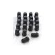 12x1.25 Steel Black Hex Wheel Nuts x20 CLEARANCE