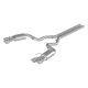 MBRP Ford Mustang GT (18-22) 3” Cat Back Exhaust - Dual Rear with Quad Exit 4" Stainless Tips (Street Profile)