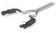 MBRP Ford Mustang GT (18-22) 3” Black Coated Aluminized Steel Cat Back Exhaust - Dual Rear with Quad Exit 4" Stainless Tips (Street Profile)