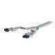 MBRP Ford Mustang GT (18-22) 3” Cat Back Exhaust - Dual Rear with Quad Exit 4" Carbon Fibre Tips (Race Profile)