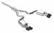 MBRP Ford Mustang 2.3L EcoBoost (19-22) - 3" Cat-Back Active Exhaust w/ Quad Carbon Fibre Tips