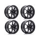 JR Wheels SL04 15x7 ET25 4x100 Matt Black (Set of 4) CLEARANCE