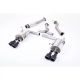 Milltek Sport Audi A4 S-Line (B8) 2.0L TFSI 2WD & Quattro Saloon & Avant (08-11) Cat-Back Exhaust- Cerakote Black Quad Tips
