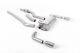 Milltek Sport BMW 4 Series F32 428i Coupe (Automatic, without Tow Bar and N20 Engine Only) (14-17) Cat-Back Exhaust- Non-Resonated- Polished Tips