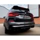 Milltek Sport BMW X3M/X3M Comp (G01) 3.0L (S58 Engine) Resonated Downpipe-Back Exhaust- Burnt Titanium Tips