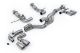 Milltek Sport Chevrolet Corvette Stingray (C8) 6.2L V8 & E-Ray Hybrid (20+) (Non-OPF/GPF Models) Cat-back Exhaust System - Includes AFM Valve Simulator Plates with GT-100 Brushed Titanium Tips