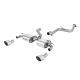 Milltek Sport Ford Focus RS (MK2 305PS) 2.5T (09-10) Non-Resonated Race Cat-Back Exhaust- DTM Polished Tips
