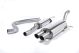 Milltek Sport Ford Fiesta ST 1.6L EcoBoost 182PS & ST200 (12-17) Cat-Back Exhaust- Resonated- Burnt Titanium Tips