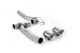 Milltek Sport Ford Fiesta ST-Line (MK8) 1.0L EcoBoost (17+) Upgrade Kit for Existing Milltek Cat Back Systems- Polished Tips- Requires Maxton Diffuser