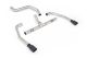 Milltek Sport INEOS Quartermaster 3.0 (B58/B57) Petrol/Diesel (OPF & Non-OPF Vehicles) 2024+ Non Resonated Particulate Filter-back Exhaust(Louder) GT-90 Cerakote Black Tips  - Requires OE System to be cut
