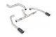 Milltek Sport INEOS Quartermaster 3.0 (B58/B57) Petrol/Diesel (OPF & Non-OPF Vehicles) 2024+ Non Resonated Particulate Filter-back Exhaust (Louder)  Premium GT-90 Cerakote Black Tips with Hidden Clamps - Requires OE System to be cut