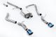 Milltek Sport Jeep Gladiator 3.6 V6 (20-24) Side Exit Cat Back with GT-115 Burnt/Blue Titanium Tips