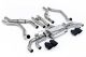Milltek Sport Land Rover / Range Rover Sport SV L461 4.4 Twin Turbo V8 2024+ OPF/GPF Back Exhaust System with GT-115 Cerakote Black Tips