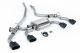 Milltek Sport Land Rover / Range Rover Sport P440/460/510/550e L461 3.0 i6  PHEV 2023+ Axle Back Exhaust System (Valved) with Cerakote Black Ovals