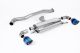 Milltek Sport Toyota Yaris GR/GR Circuit Pack 1.6T (20-22) GPF/OPF-Back 3" Exhaust- Non-Resonated- Burnt Titanium Tips