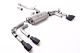 Milltek Sport VW Tiguan R (OPF/GPF) (21-23) Non-Resonated GPF/OPF-Back Exhaust with GT-100 Cerakote Black Tips- Re-Uses Factory Valve Motors