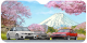 Tomei "Cherry Blossom Mt. Fuji" Sunshade 700mm x 1500mm - Subaru Impreza WRX/Nissan Skyline R32 GT-R/Toyota Corolla AE86