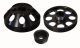 Torque Solution Hyundai Genesis Coupe 3.8L (10+) Lightweight Water Pump, Crank & Alternator Pulley Combo - Black