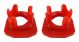 Torque Solution Porsche Boxster & Cayman (981) (12-16), 911 (991) (11-19) Engine/Gearbox Mount Inserts - Street