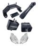 Torque Solution Subaru Impreza WRX (02-14), STI (04+) Engine & Gearbox Mount Kit w/ Mount Plates