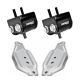 Torque Solution Subaru Impreza WRX (06-15), STI (06-16) Engine Mounts w/ Mount Plates