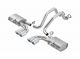Borla Chevrolet Corvette Coupe/Convertible (C5/C5 Z06) 5.7L V8 (97-04) S-Type Cat-Back Exhaust- Dual Oval Rolled Angle-Cut Tips