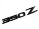 Nissan 350z Black Lettering Badge
