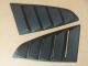 KBD Ford Mustang (15-17) Louvered 2 Piece Polyurethane Window Scoops