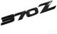 Nissan 370z Black Lettering Badge