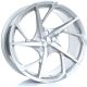Bola B18 19x9.5 5H PCD ET25-45 Wheels- Silver Polished Face (76mm Centre Bore)