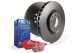 EBC VW Golf MK6 2.0L Turbo R (PR-1LK, PR-1LM) (09-13) Front EBC Redstuff Brake Pads and OE Replacement Disc Kit