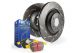 EBC Lexus IS250 2.5L (05-13) Front EBC Yellowstuff Brake Pads and USR Slotted Disc Kit