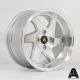 AutoStar Blade 15x8 ET20 4x100 Wheel- Silver with Polished Face