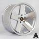 AutoStar Euro 18x9.5 ET33 5x112 Wheel- Silver with Polished Face